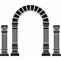 Rienda Libre Graphics - Decomural Greek Columns Ancient Greece Ws-17878