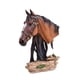 thumbnail image 1 of Estatua De Cabeza De Caballo, Decoración Del Hogar, Regalo, Figura De Resina Para Dormitorio, Fiesta, Estantería, Marrón, 1 of 5