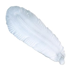 Magideal - Cuenco De Selenita Tallado A Mano, Colección Marruecos, Decorativo, Bandeja De Selenita Con Forma De Pluma Para Decoración De Yoga, Mesa De Medicación