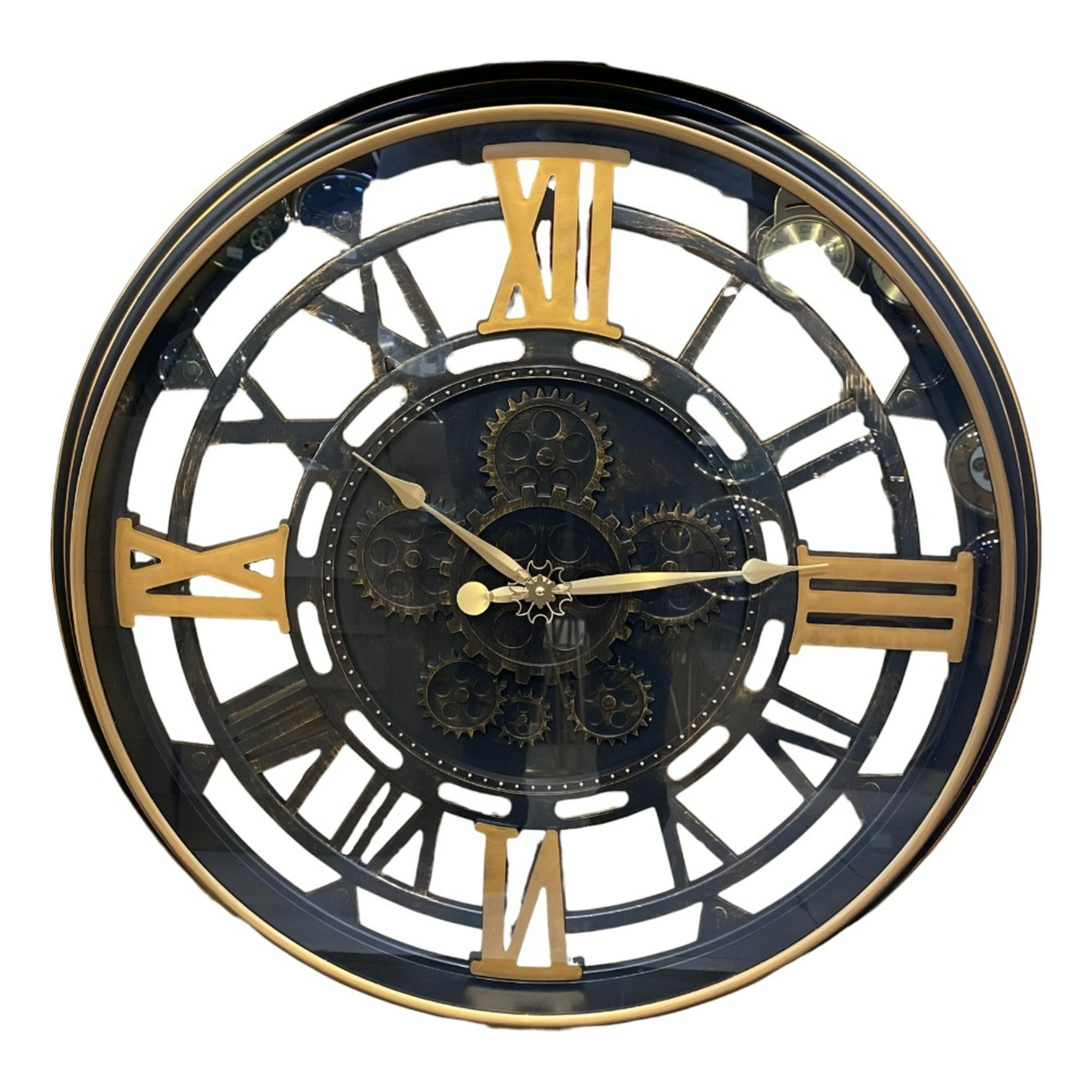 Genérico - Reloj Pared Retro Engranajes Redondo Decorativo Jhn