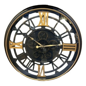 Genérico - Reloj Pared Retro Engranajes Redondo Decorativo Jhn