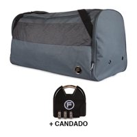 F - Bolso L Eder Gris + Candado