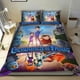 thumbnail image 1 of Cazadores de Trolls Conjunto de sábanas temático, trío de piezas, cómodo y amigable con la piel, diseño único, regalo de decoración para el hogar para familiares, amigos y fans,140cm *210cm, 1 of 6