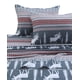 thumbnail image 1 of Juego de sábanas Tribeca Living de franela, tamaño completo, diseño de reno de invierno, 1 of 1