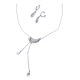 thumbnail image 1 of Conjunto Plumas Collar Y Aros Circonitas, Regalo, Fiesta, 1 of 10