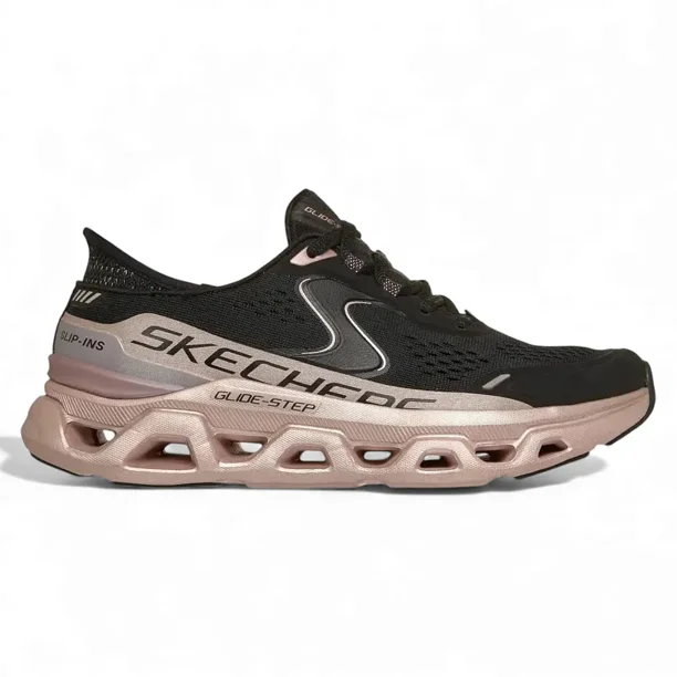 Zapatilla Mujer Glide Step Altus Starlight Bkrg Skechers