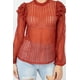 thumbnail image 2 of Top con Volantes de Encaje de Crochet Transparente, 2 of 5