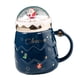 thumbnail image 5 of Taza Navide?a De Cerámica, Taza Navide?a Bonita Para Ni?os, Ni?as, Amigos, Halloween, Azul, 5 of 5