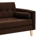 thumbnail image 4 of Sofa Retro 3C Felpa 05 Chocolate, 4 of 6
