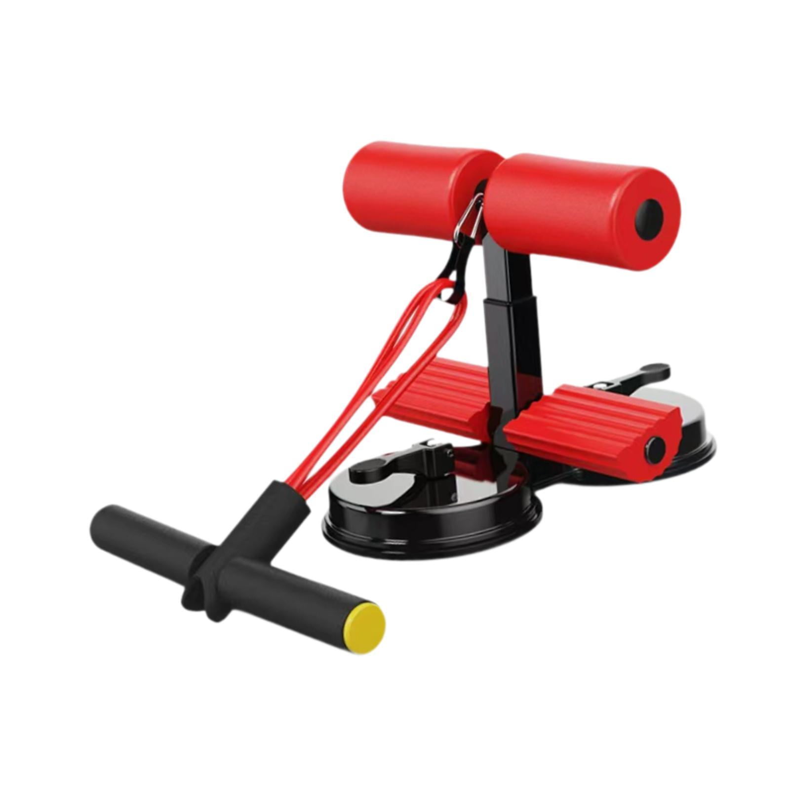 Magideal - Sitio Up Barra De Asistencia Soporte De Piso Equipo Sin Deslizamiento Barra De Abuso Ajustable Para La Máquina Para El Entrenamiento De Estómago De La Rojo