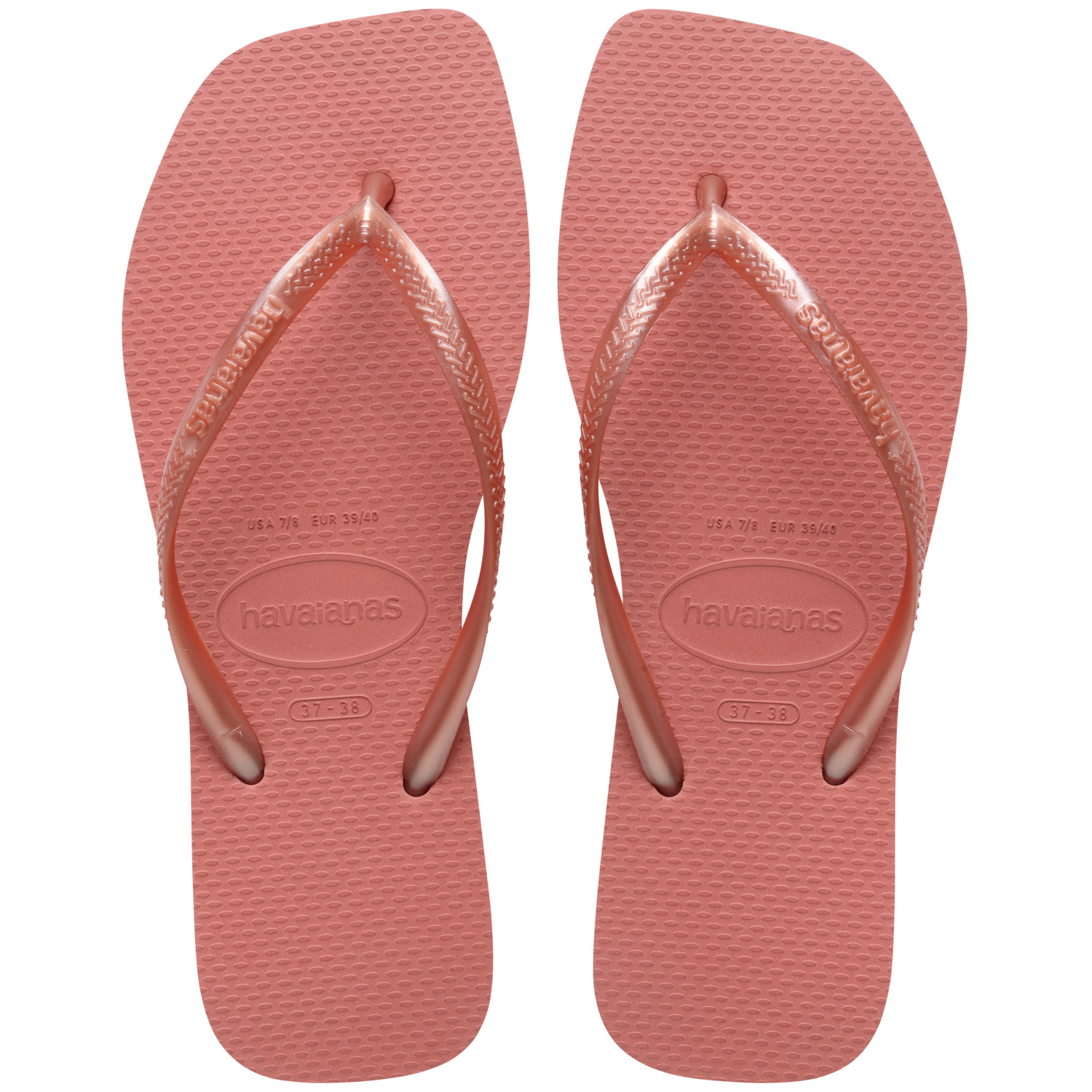 Sandalia Mujer Slim Square Arcilla Cañón Havaianas