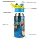 thumbnail image 3 of Piña y Pony Botella de Agua con Tapa Pop Top de Un Toque, Acero Inoxidable, a Prueba de Fugas, para Deportes, Botella Infantil azul 12 oz, 3 of 6