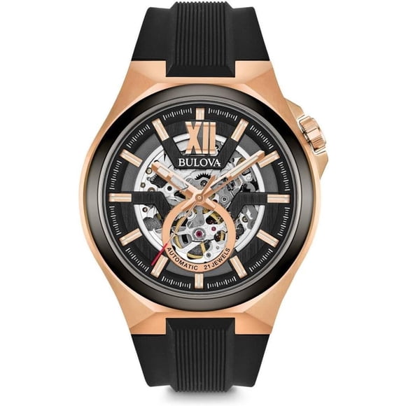 Reloj Bulova Hombre 98A177 Automático Open Aperture 21 Joyas