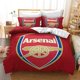 thumbnail image 1 of Football Arsenal Duvet Cover Unique Gift Christmas Bedding Set Wrinkle Free Light Weight Durable + 2 Pillowcases ), 1 of 3
