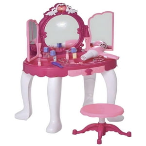 Mymhogar - Juego Set Peinadora De Belleza Espejo Mágico Infantil