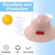 thumbnail image 4 of Sombrero de paja para niños de 52 a 54 cm de circunferencia, bonito sombrero de ala ancha con diseño de fresa, sombrero de verano, protector solar, sombrero de pescador, sombrilla de viaje., 4 of 5