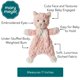 thumbnail image 2 of Peluche Mary Meyer Putty Nursery Lovey Pink Kitty 28 cm, 2 of 5