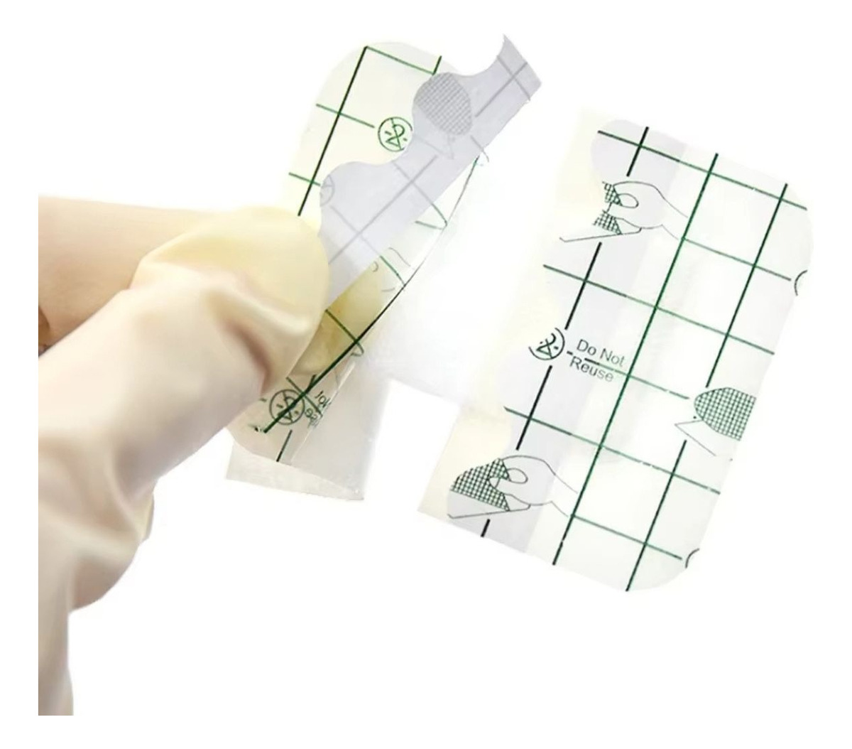 Genérico - Pack Aposito Adhesivo Impermeable Transparente 10X15Cm Lau