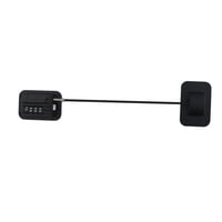 Magideal - Combinación De Cerradura De Refrigerador Codificada, Niños De Nevera, Cerraduras De Ventana De Gabinete Para Niños, Cerradura Con Fuerte , Negro