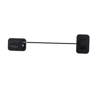 Magideal - Combinación De Cerradura De Refrigerador Codificada, Niños De Nevera, Cerraduras De Ventana De Gabinete Para Niños, Cerradura Con Fuerte , Negro