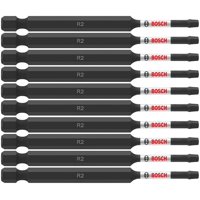 Brocas Eléctricas Para Atornillar Bosch Itsq235B, Paquete De 10 Unidades, Cuadradas #2