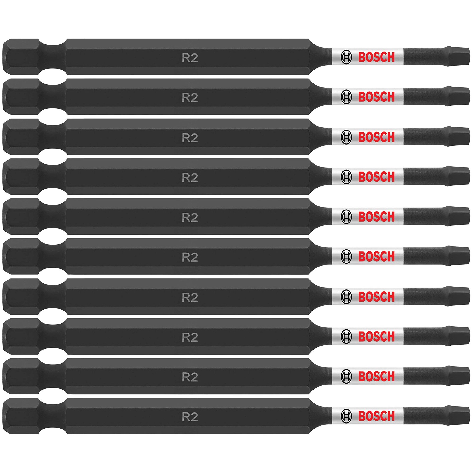 Brocas Eléctricas Para Atornillar Bosch Itsq235b, Paquete De 10 Unidades, Cuadradas #2