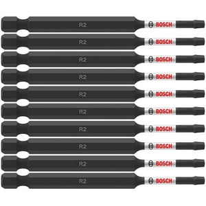 Brocas Eléctricas Para Atornillar Bosch Itsq235B, Paquete De 10 Unidades, Cuadradas #2