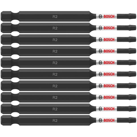 Brocas Eléctricas Para Atornillar Bosch Itsq235B, Paquete De 10 Unidades, Cuadradas #2