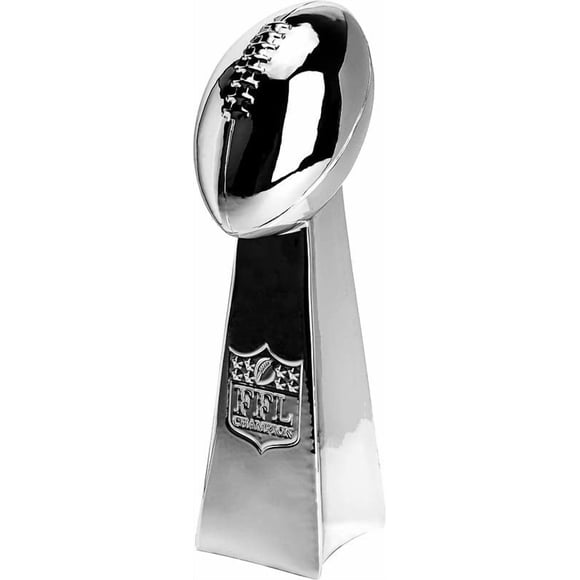 Réplica cromada del Trofeo Fantasy Football Spire Designs, 35 cm