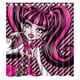 thumbnail image 1 of Cortina de ducha Monster High Girl, juego de cortina de baño con ganchos, tamaño 66 x 72 pulgadas, 1 of 3