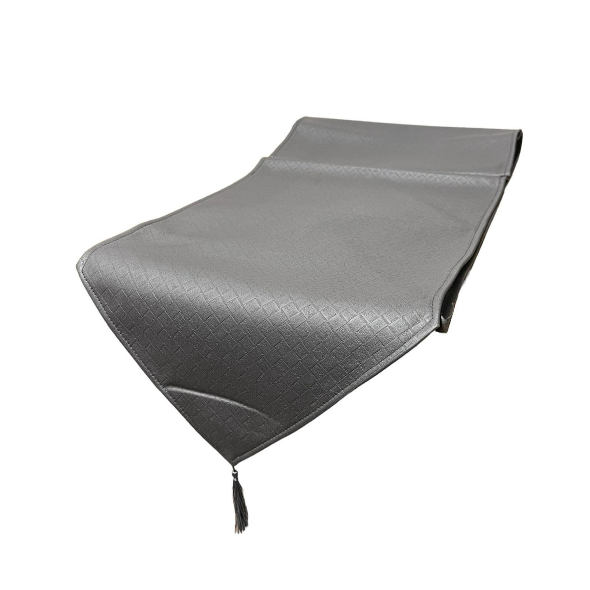 Oem - Mantel Camino De Mesa Con Pompon Cuero Sintetico 180x35cm