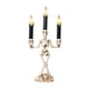 thumbnail image 3 of Candelabro De Halloween Con Velas Sin Llama Para Fiestas En El Balcón Y El Porche, Con Parte Superior De Vela Dorada, 3 of 3