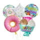 thumbnail image 3 of Globos De Helado Globos De Aluminio Versátiles Para Suministros De Fiesta De Cumpleaños Dulces Donut Rosa, 3 of 5