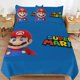 thumbnail image 1 of Super Mario Bed Duvet Cover Microfiber Bedding Sets 3D Printed Lightweight 3 Piece Comforter Sets for Kids Boys Girls, 1 of 5