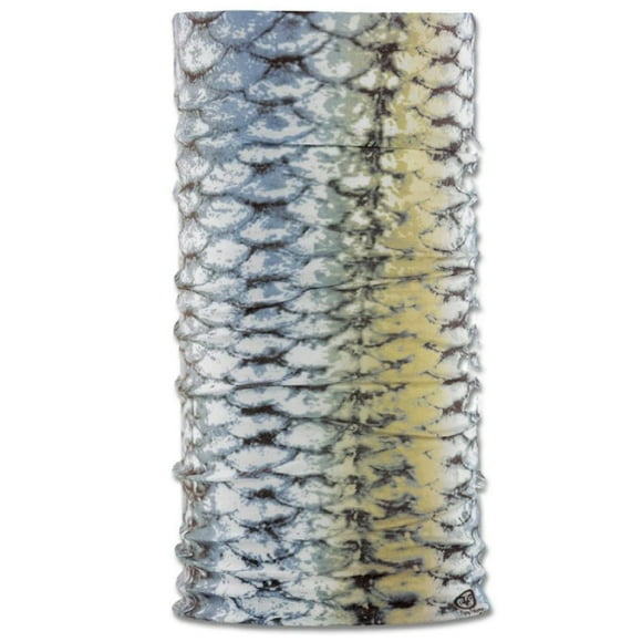 Bandana Fish Scales Sunbandit Uv30 Sin Costura Gris Mostaza