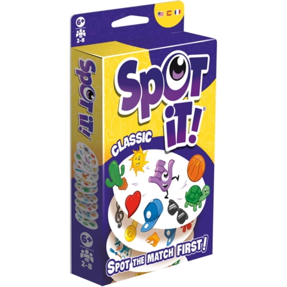 Juego de Cartas Asmodee Spot It, 55 Cartas, 2 a 8 Jugadores