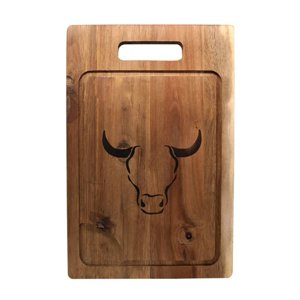 Tabla Cortar Acacia De 33X20X1Cm Mango Parrilla Wayu