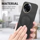 thumbnail image 2 of Magnetic Slim Case for Realme 11 5G with Camera Guard & Anti-Scratch Back Black, 2 of 5