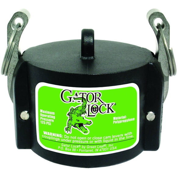 Cerradura Gator de polipropileno Cap Greenleaf GLP 200 de 2 pulgadas