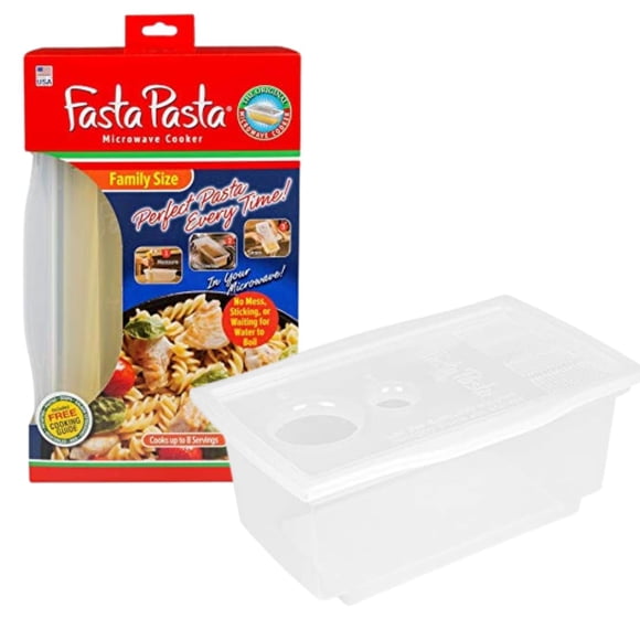 Cocedor de Espaguetis para Microondas Fasta Pasta Tamaño Familiar