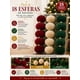 thumbnail image 2 of Pack X18 Esferas Navideñas Bambalinas De Terciopelo Adornos Árbol Navidad, 2 of 4