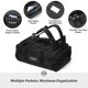 thumbnail image 3 of Bolsa de viaje STOVER 45L con ruedas - Negra, 3 of 8