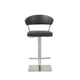 thumbnail image 4 of Taburete de bar Whiteline Modern Living Maureen gris oscuro, 4 of 8