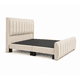 thumbnail image 5 of Cama Europea 2 Plazas Tapizada Felpa Base Dividida Doble Respaldo Crudo, 5 of 6