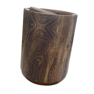 Bothyi - Bote De Basura Redondo Para Baño Con Tapa Abatible, Interior Extraíble Para Dormitorio, Oficina, 200Mm X 254Mm