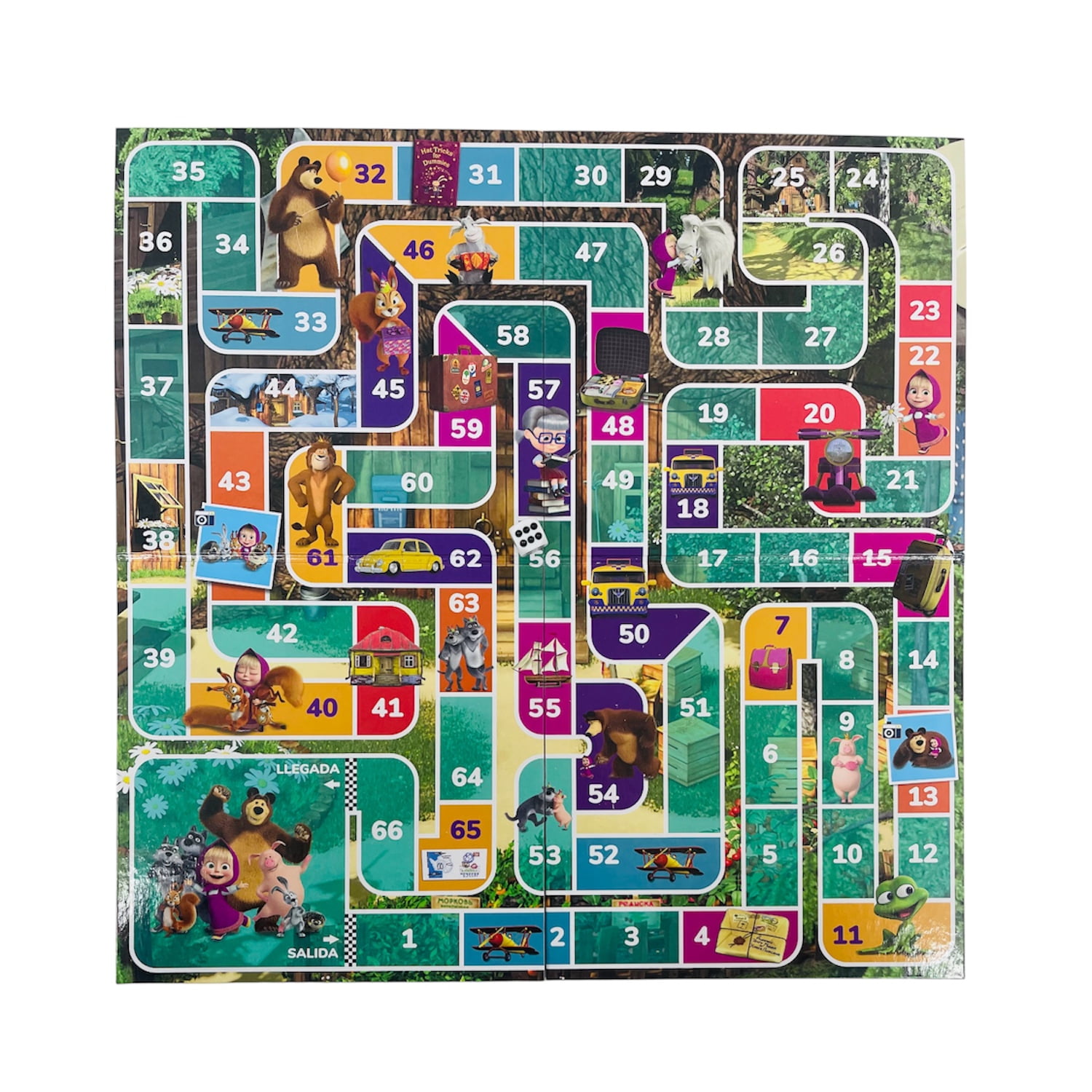 Toyng - Juego De Mesa Paseo Por El Bosque - Masha Y El Oso