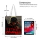 thumbnail image 5 of Lethal Company Bolso de tela con estampado de lienzo para mujer, bolsa de compras reutilizable y estética, con cremallera interior, regalo para mujer,40*40cm., 5 of 6