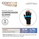 thumbnail image 5 of Guantes de compresión Copper Fit ICE con infusión de mentol negro, 5 of 6