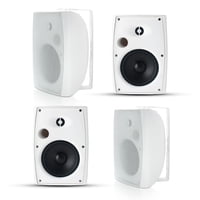 Altavoces Exteriores Herdio De 6.5 Pulgadas Y 800 W, 2 Vías, Impermeables (2 Pares)