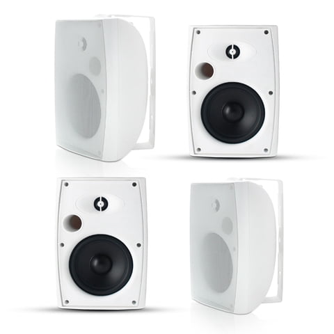 Altavoces Exteriores Herdio 6.5 Pulgadas 800 W 2 Vías Impermeables 2 Pares